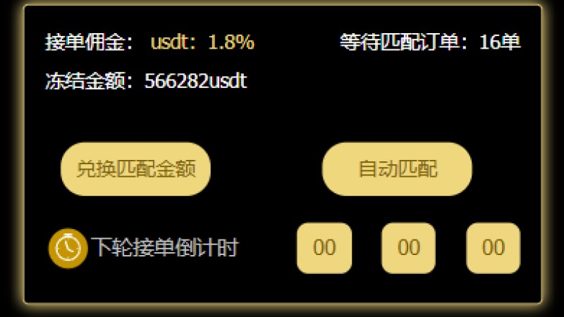 USDT跑分系统开发 | 支持自动匹配订单与抢单功能的二开系统