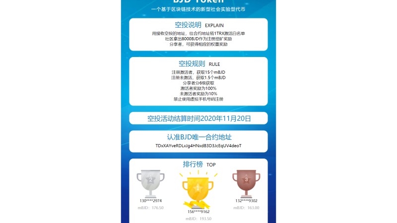亲测精品/A65DJG空投源码与TRX波场空投系统