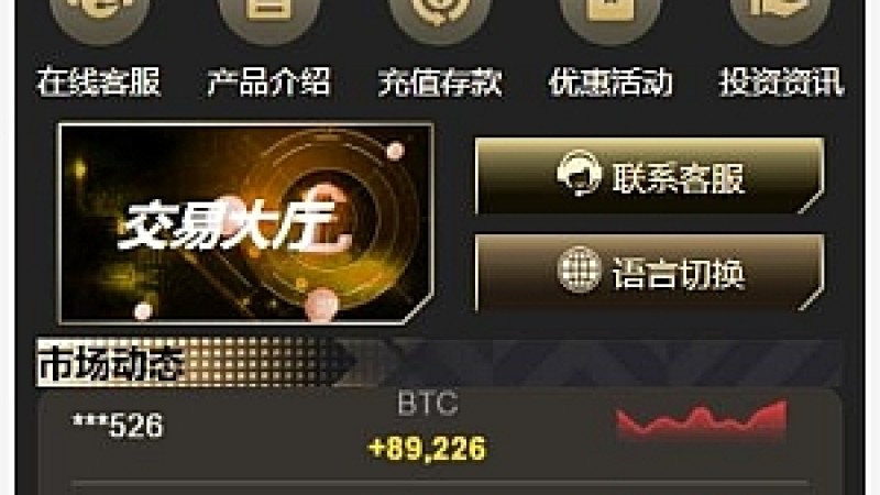 多语言伪交易所系统开发 | 支持BTC/USDT交易的完美外汇微盘平台