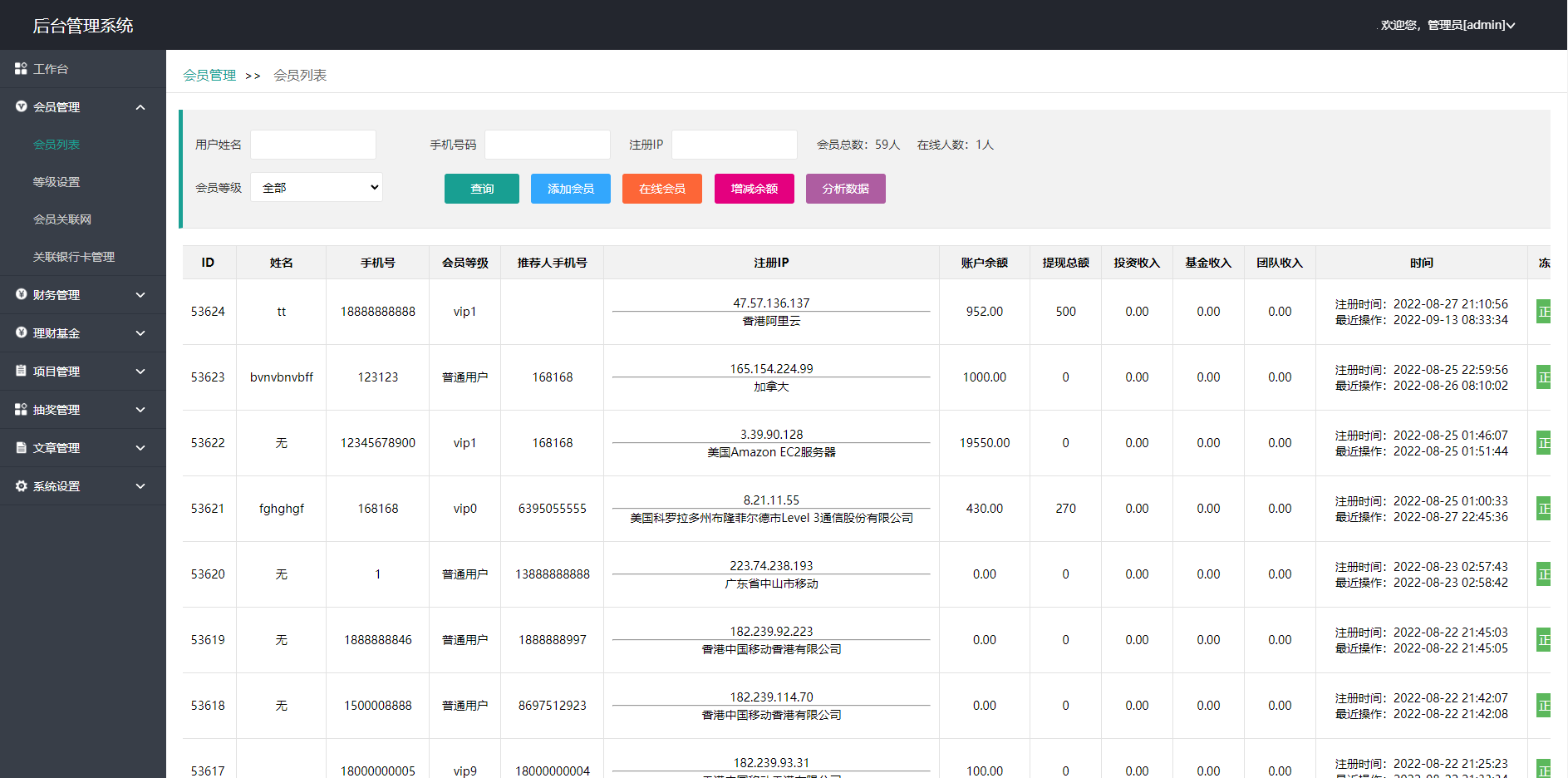 亲测精品/A357双语言理财系统开发 | 海外理财产品投资平台源码