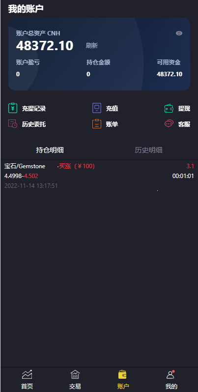 亲测精品/A410【二开版】贵金属微交易系统开发 微盘交易平台源码