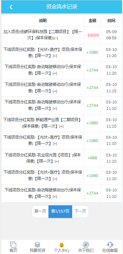 亲测精品/A173影视投资+理财众筹+余额宝分红积分商城一体化系统