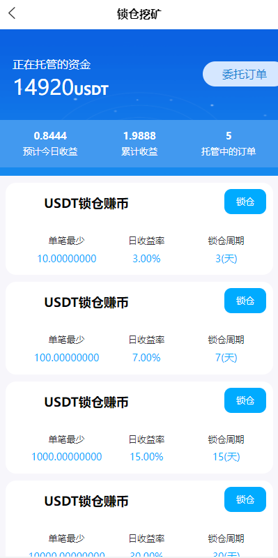 亲测精品/A114高效稳定秒合约交易系统｜含IEO上线、质押挖矿与币币交易功能