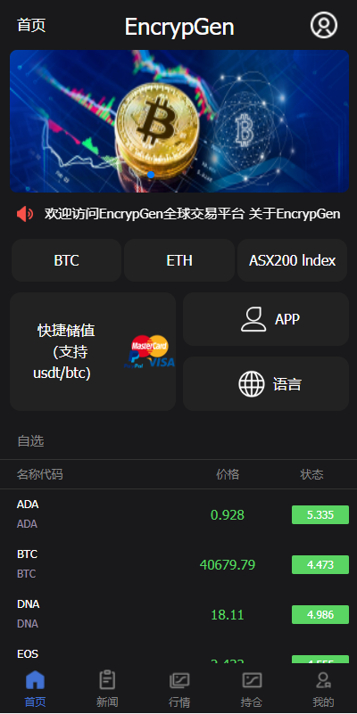 亲测精品/A109全新PC版微盘系统 | 支持外汇交易与USDT充值，九种语言实名认证