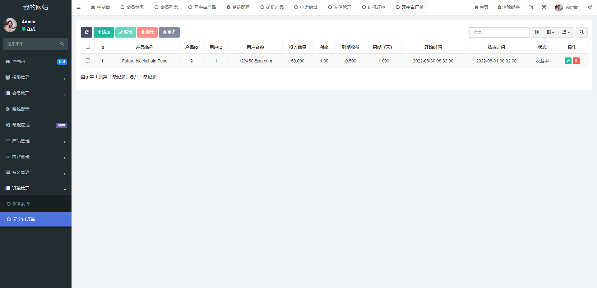 亲测精品/A348海外版数字资产投资系统 | 区块链+元宇宙+云矿机