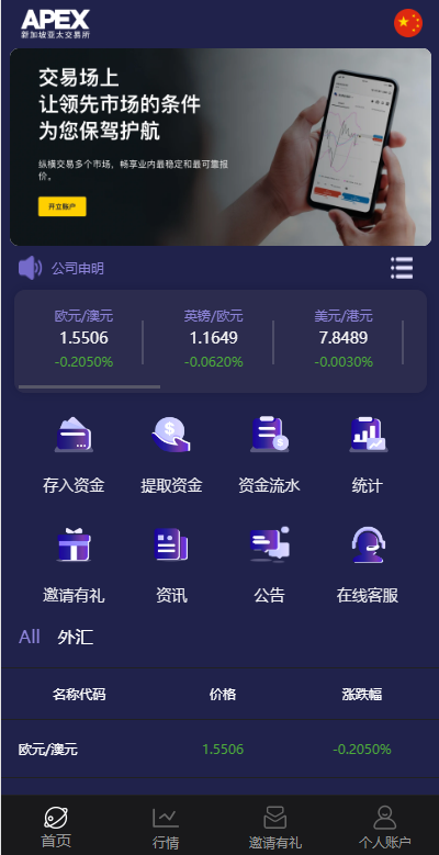 亲测精品/A439全新UI多语言微盘系统源码 | 支持外汇交易+时间盘功能