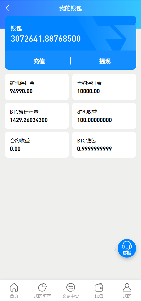亲测精品/A319多语言矿机系统 + 算力合约 + 交易所