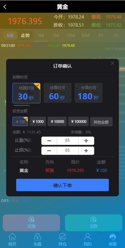 亲测精品/A98高效外汇微盘平台 | 内置余额宝功能 + K线图分析 + USDT稳定支付