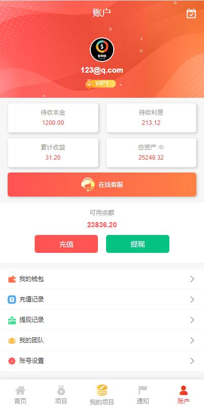亲测精品/A354全新UI多语言投资理财系统源码 | 支持海外基金+虚拟币投资返利平台