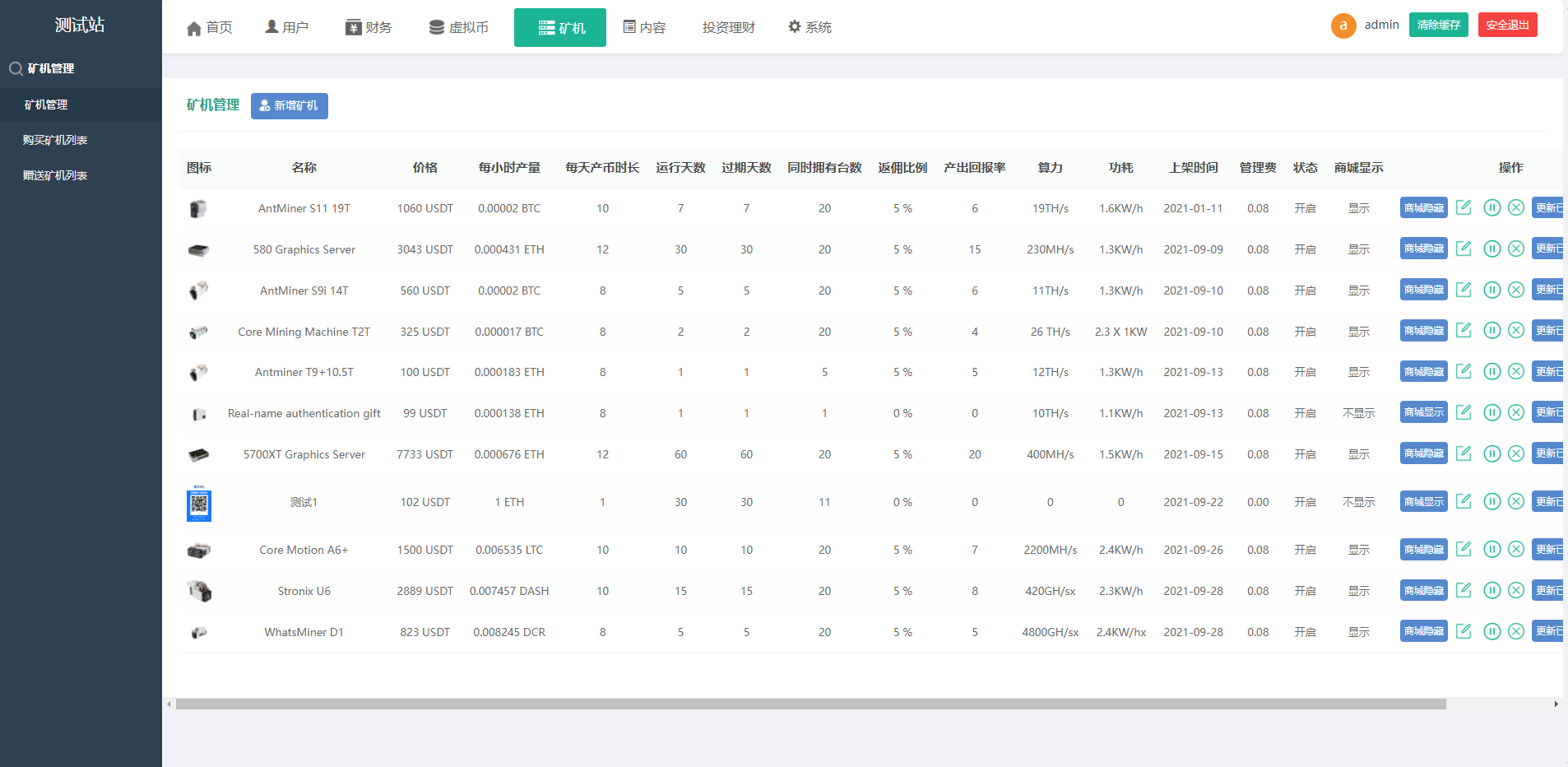 亲测精品/A108基于区块链的算力挖矿系统｜集成云矿场、矿池与USDT交易大厅功能