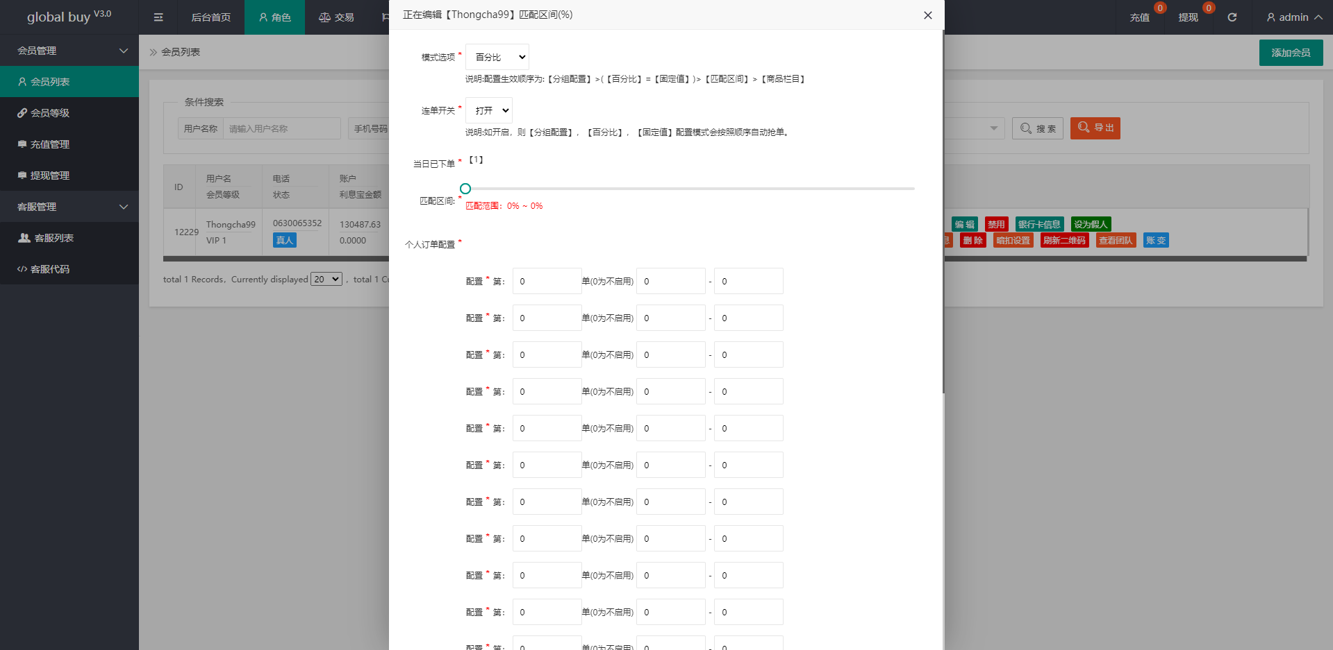 亲测精品/A404九套UI可切换海外抢单刷单系统 – 订单自动匹配+分组管理+杀连单控功能一体化刷单平台