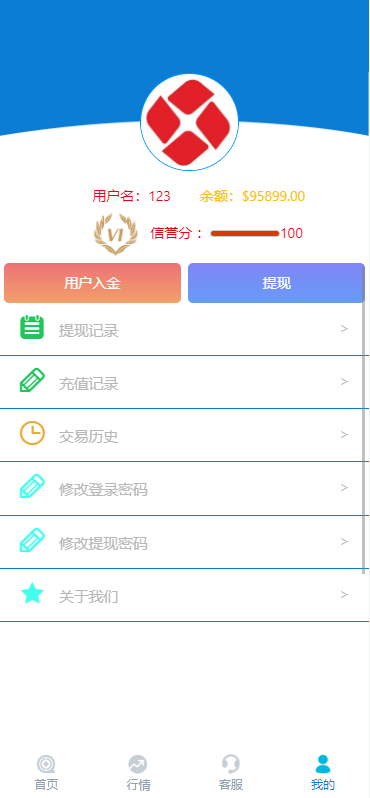 亲测精品/A372外汇微交易系统开发 | 含完整K线功能的双语言微盘源码