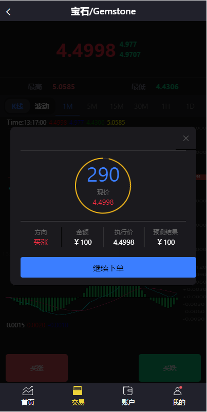 亲测精品/A410【二开版】贵金属微交易系统开发 微盘交易平台源码