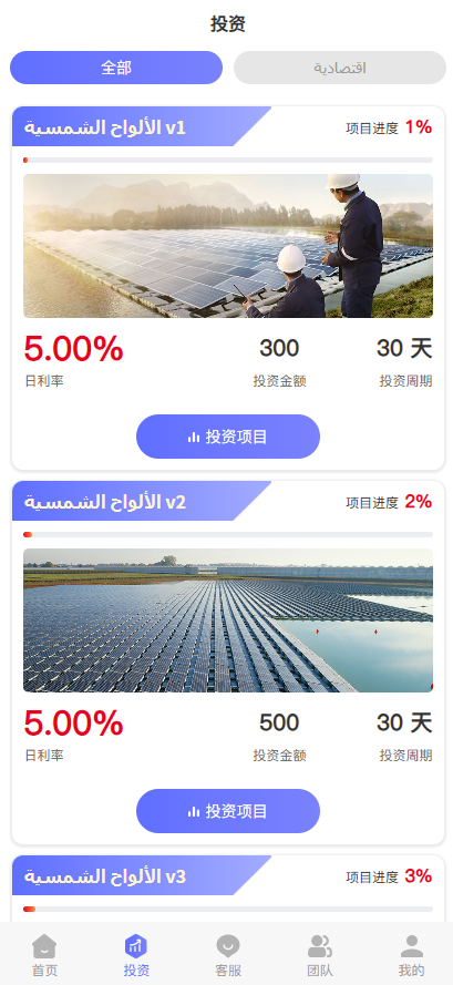 亲测精品/海外多语言USDT理财项目充电宝影视基金金融货币投资4种语言