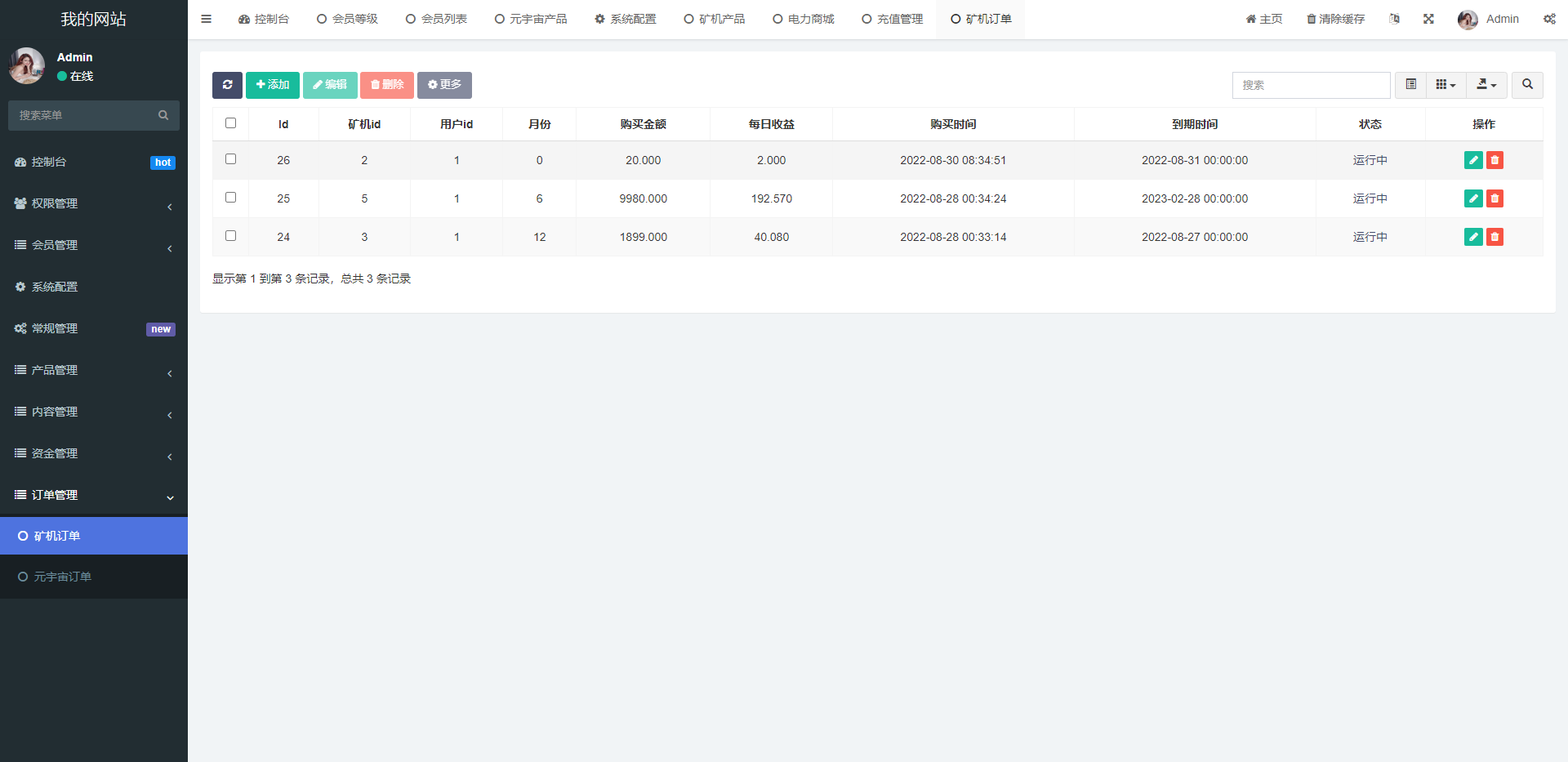 亲测精品/A348海外版数字资产投资系统 | 区块链+元宇宙+云矿机