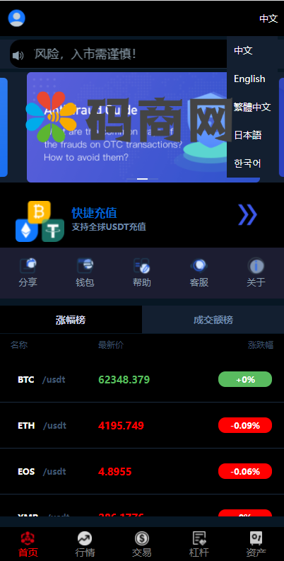 亲测精品/A20全新多语言微盘系统 | 支持外汇/虚拟币/USDT理财的投资平台搭建 | 出海版理财系统