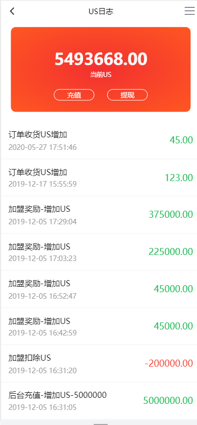 亲测精品/A182US算力商城系统开发 | USDT充值+购物返利模式
